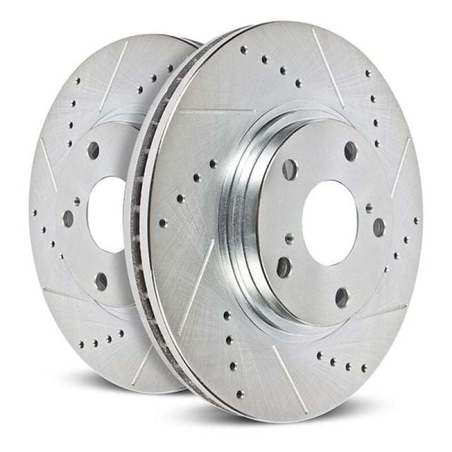 Power Stop 20-22 Honda CR-V Front Drilled & Slotted Rotor (Pair) - RPL Performance