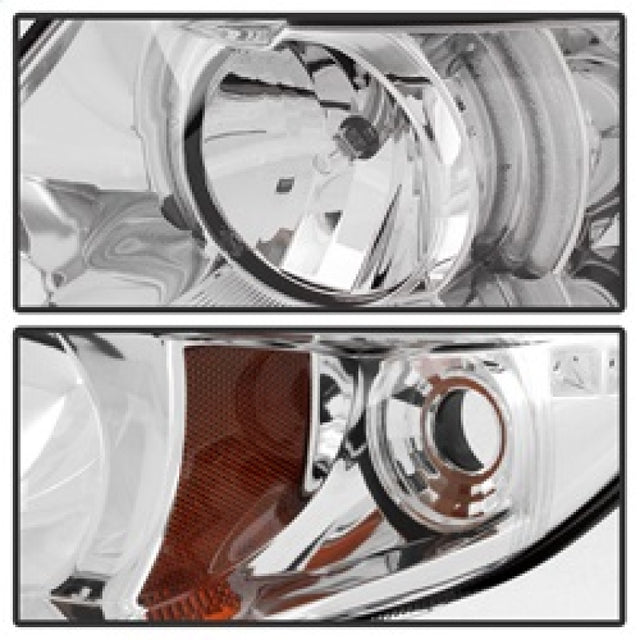 Spyder Honda Civic 06-08 2Dr Projector Headlights LED Halo Chrome High H1 Low H1 PRO-YD-HC06-2D-HL-C - RPL Performance