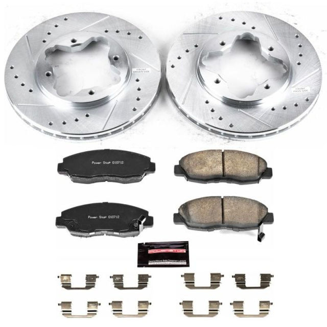 Power Stop 1997 Acura CL Front Z23 Evolution Sport Brake Kit - RPL Performance