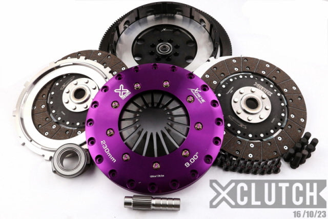 XClutch 17-21 Honda Civic Type R 2.0L 9in Twin Solid Organic Clutch Kit - RPL Performance
