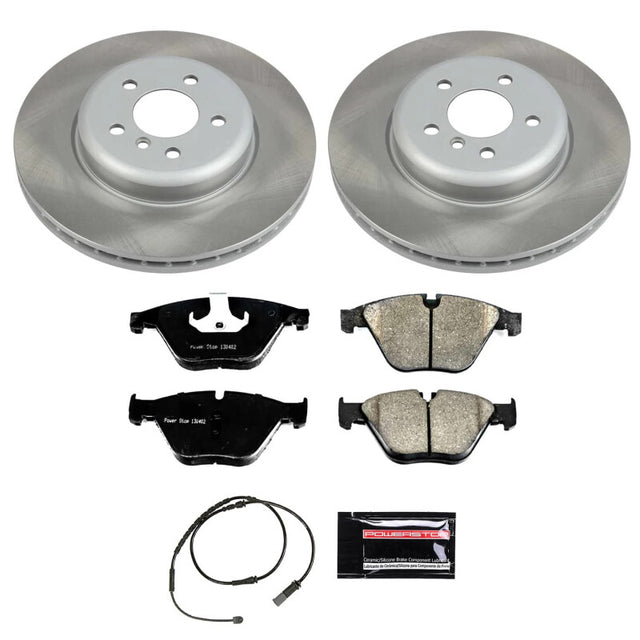 Power Stop 12-16 BMW ActiveHybrid 5 Front Semi-Coated Rotor Kit - RPL Performance