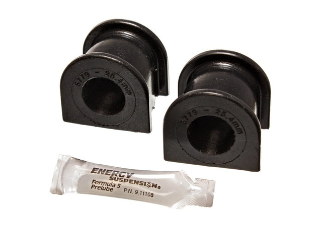 Energy Suspension 04-05 Acura TSX Black 25.4mm/1in Front Sway Bar Bushing Set - RPL Performance