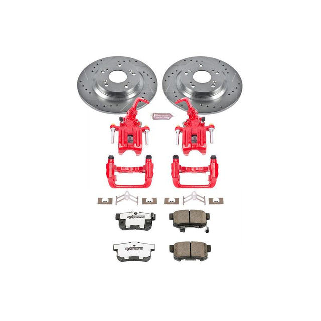 Power Stop 00-09 Honda S2000 Rear Z26 Street Warrior Brake Kit w/Calipers - RPL Performance