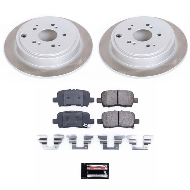 Power Stop 03-08 Honda Pilot Rear Semi-Coated Rotor Kit - RPL Performance