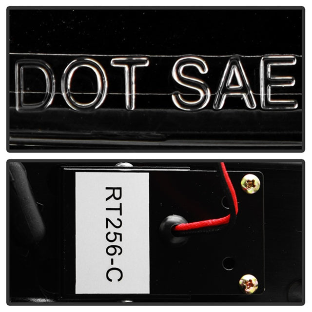 Spyder 16-19 Honda Civic 5 Door Hatchback Light Bar LED Tail Lights - Black Chrome(ALT-YD-HC16HB-BC) - RPL Performance