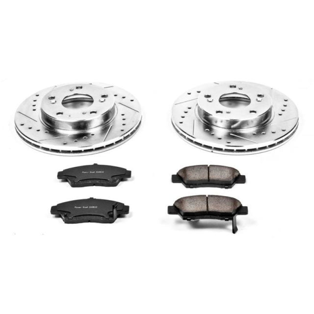 Power Stop 11-15 Honda CR-Z Front Z23 Evolution Sport Brake Kit - RPL Performance