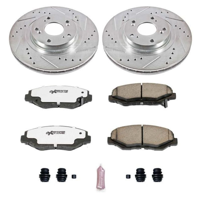 Power Stop 13-15 Acura ILX Front Z26 Street Warrior Brake Kit - RPL Performance