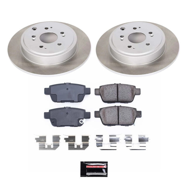 Power Stop 06-11 Honda Ridgeline Front Semi-Coated Rotor Kit - RPL Performance