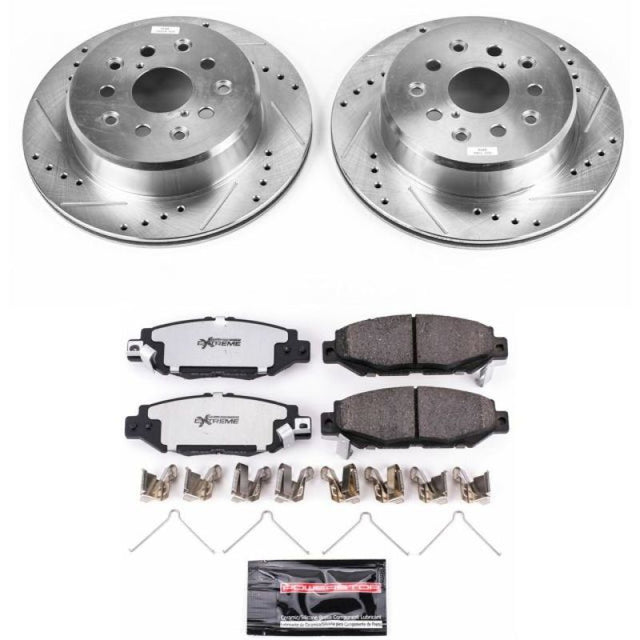 Power Stop 93-97 Lexus GS300 Rear Z26 Street Warrior Brake Kit - RPL Performance