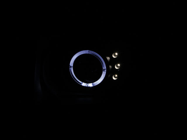 ANZO 2003-2006 Honda Element Projector Headlights w/ Halo Black - RPL Performance