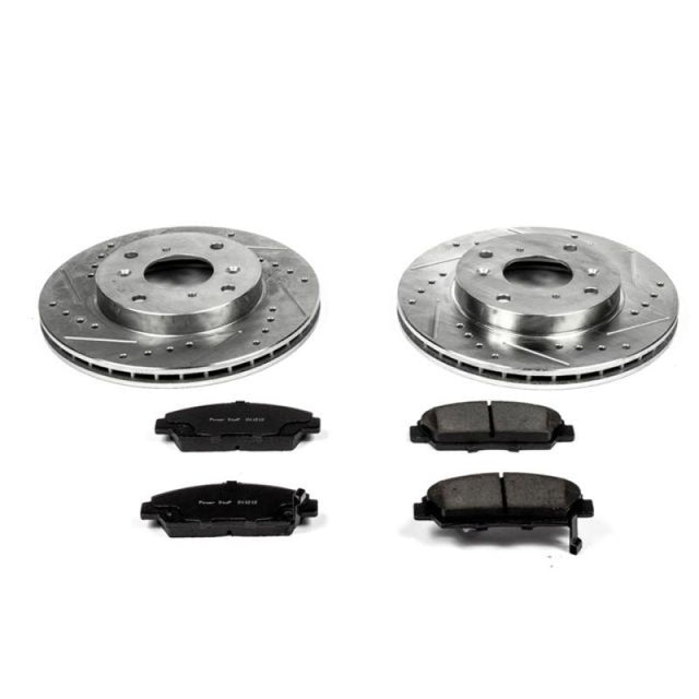 Power Stop 92-96 Honda Prelude Front Z23 Evolution Sport Brake Kit - RPL Performance