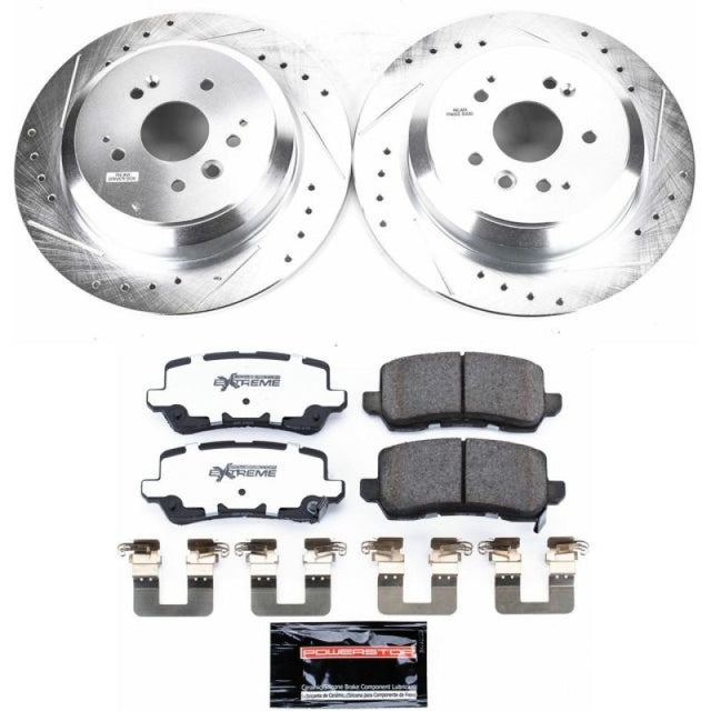 Power Stop 17-19 Acura MDX Rear Z26 Street Warrior Brake Kit - RPL Performance