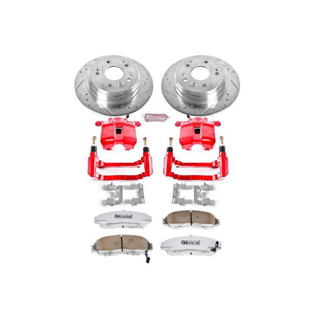 Power Stop 01-03 Acura CL Front Z26 Street Warrior Brake Kit w/Calipers - RPL Performance