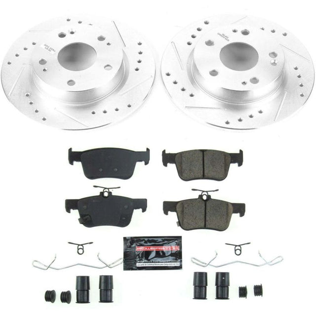 Power Stop 2019 Honda Insight Rear Z23 Evolution Sport Brake Kit - RPL Performance