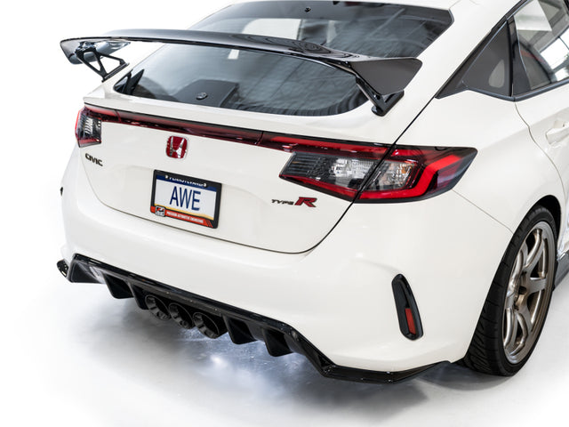 AWE Tuning 2023 Honda Civic Type R FL5 Touring Edition Exhaust w/ Triple Diamond Black Tips - RPL Performance