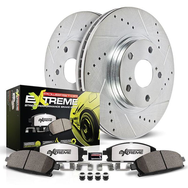 Power Stop 2020 Toyota 86 Front Z26 Street Warrior Brake Kit - RPL Performance