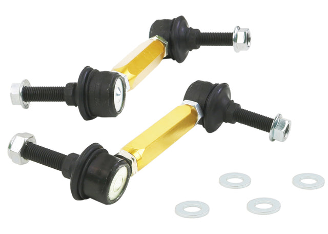 Whiteline Universal Sway Bar End Link Kit - 130-155mm Heavy Duty Adjustable - 10mm Ball Studs - RPL Performance