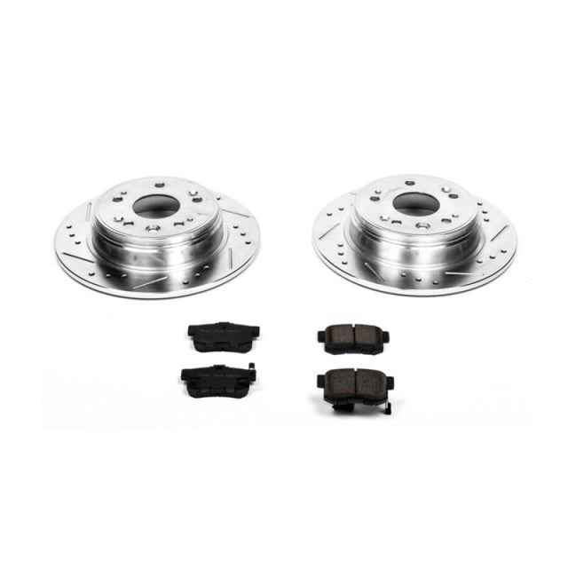 Power Stop 02-04 Honda CR-V Rear Z23 Evolution Sport Brake Kit - RPL Performance