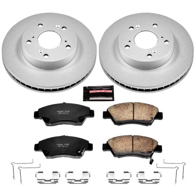 Power Stop 13-15 Acura ILX Front Z17 Evolution Geomet Coated Brake Kit - RPL Performance