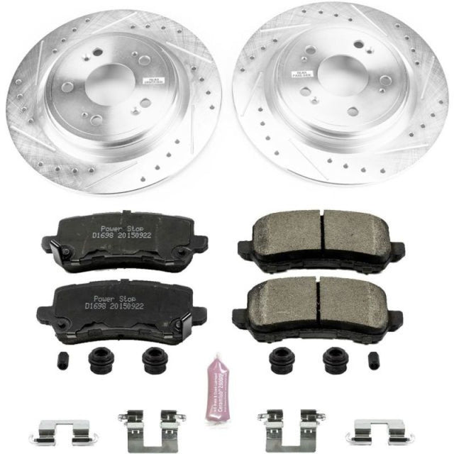 Power Stop 14-19 Acura RLX Rear Z23 Evolution Sport Brake Kit - RPL Performance