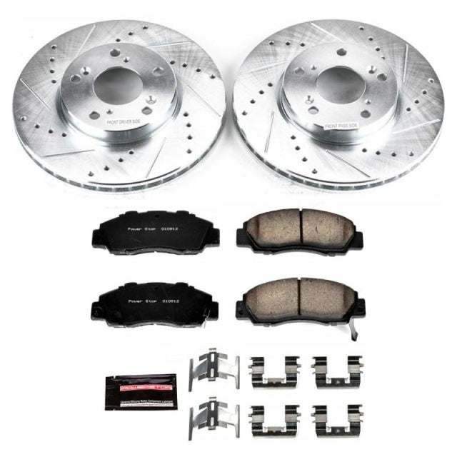 Power Stop 98-02 Honda Accord Front Z23 Evolution Sport Brake Kit - RPL Performance
