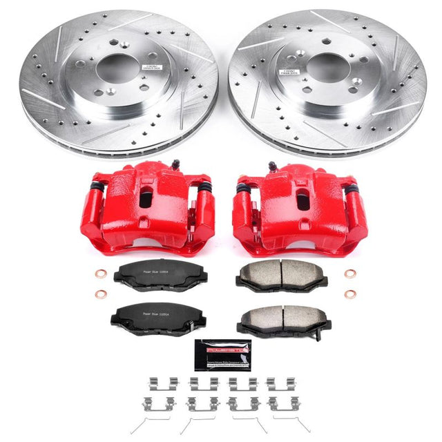Power Stop 03-08 Honda Pilot Front Z36 Truck & Tow Brake Kit w/Calipers - RPL Performance