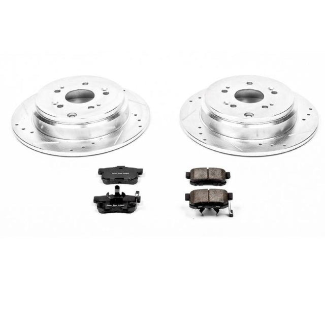 Power Stop 10-18 Acura RDX Rear Z23 Evolution Sport Brake Kit - RPL Performance