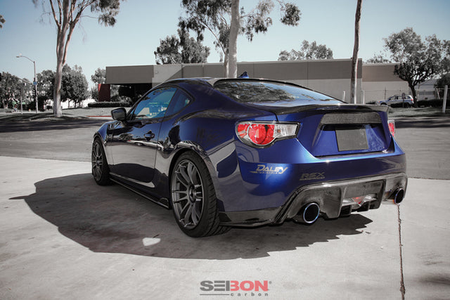 Seibon 12-13 Scion FRS Carbon Fiber Rear Fin Spoiler - RPL Performance