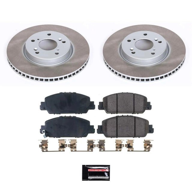 Power Stop 13-22 Honda Accord Front Semi-Coated Rotor Kit - RPL Performance