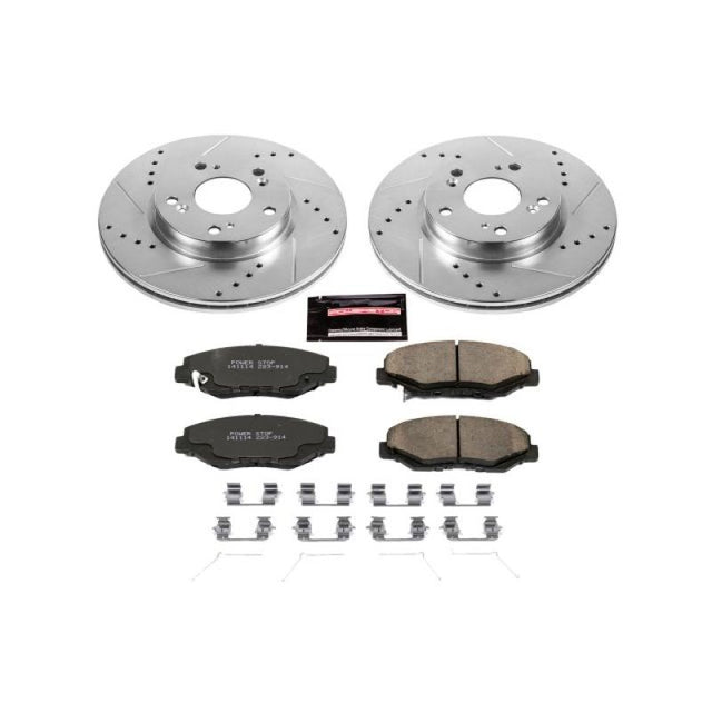 Power Stop 2013 Acura ILX Front Z23 Evolution Sport Brake Kit - RPL Performance