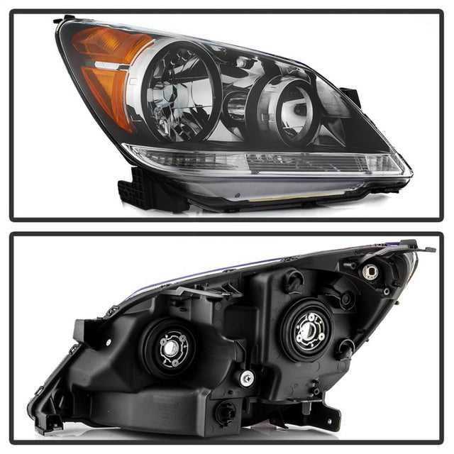 xTune 08-10 Honda Odyssey OEM Style Headlights - Black (HD-JH-HODY08-OE-BK) - RPL Performance