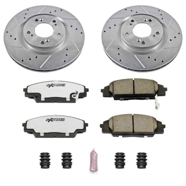 Power Stop 00-09 Honda S2000 Front Z26 Street Warrior Brake Kit - RPL Performance