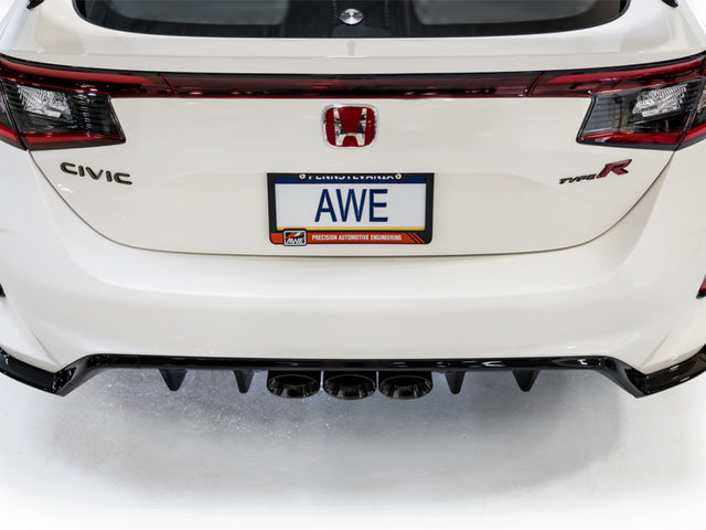 AWE Tuning 2023 Honda Civic Type R FL5 Touring Edition Exhaust w/ Triple Diamond Black Tips - RPL Performance