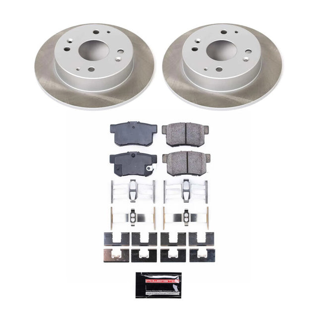 Power Stop 98-02 Honda Accord Rear Semi-Coated Rotor Kit - RPL Performance