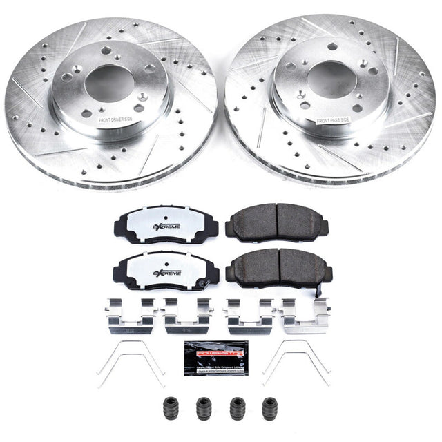 Power Stop 06-11 Honda Civic Front Z26 Street Brake Kit - RPL Performance