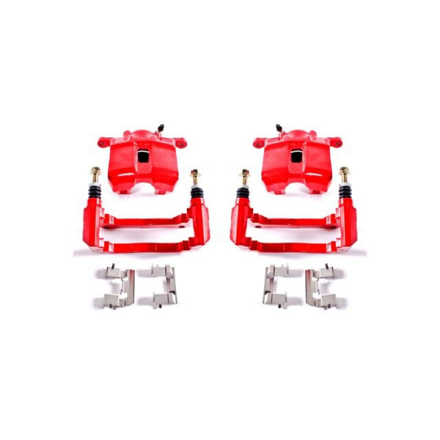Power Stop 01-03 Acura CL Front Red Calipers w/Brackets - Pair - RPL Performance