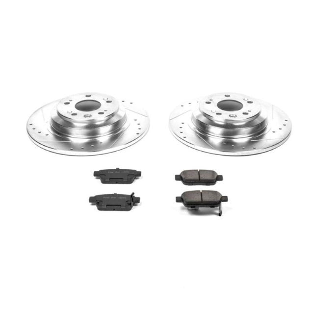 Power Stop 09-14 Acura TL Rear Z23 Evolution Sport Brake Kit - RPL Performance