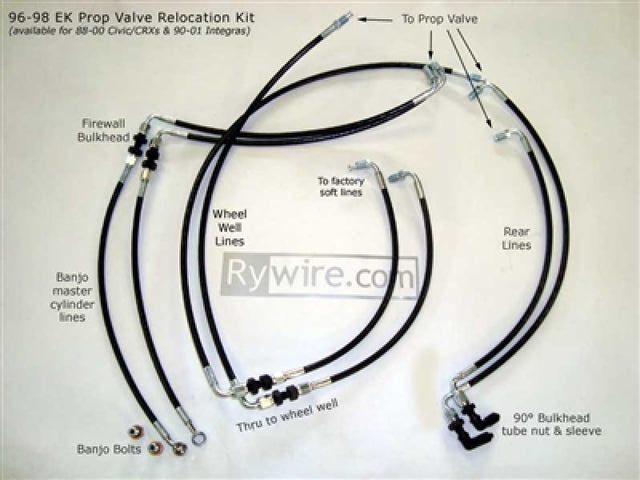 Rywire Proportion Valve Relocation Kit