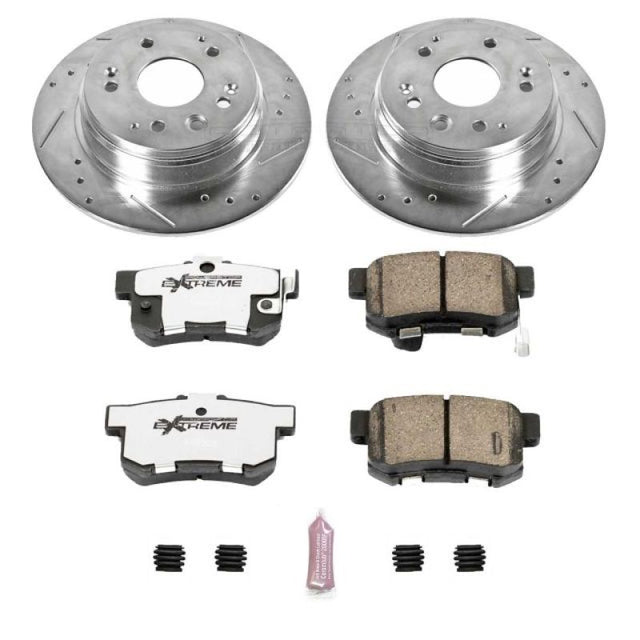 Power Stop 99-03 Acura TL Rear Z26 Street Warrior Brake Kit - RPL Performance