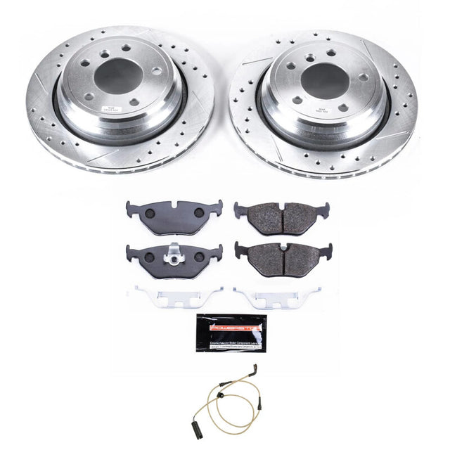 Power Stop 99-03 BMW 540i Rear Track Day Brake Kit - RPL Performance