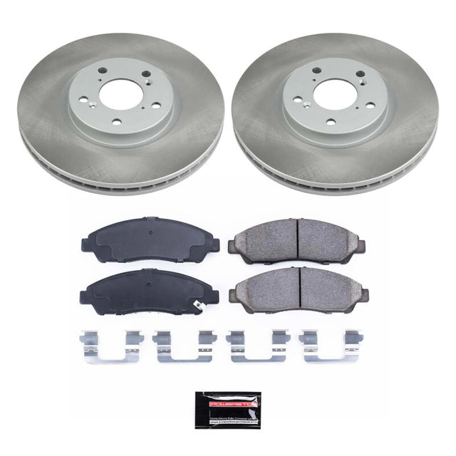 Power Stop 09-15 Honda Pilot Front Semi-Coated Rotor Kit - RPL Performance
