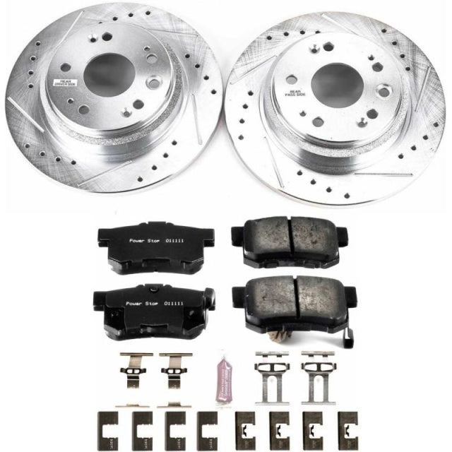 Power Stop 02-04 Acura RL Rear Z23 Evolution Sport Brake Kit - RPL Performance