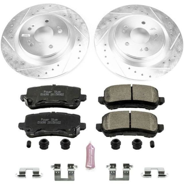 Power Stop 18-19 Honda Odyssey Rear Z23 Evolution Sport Brake Kit - RPL Performance