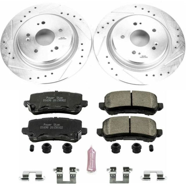 Power Stop 15-19 Acura TLX Rear Z23 Evolution Sport Brake Kit - RPL Performance