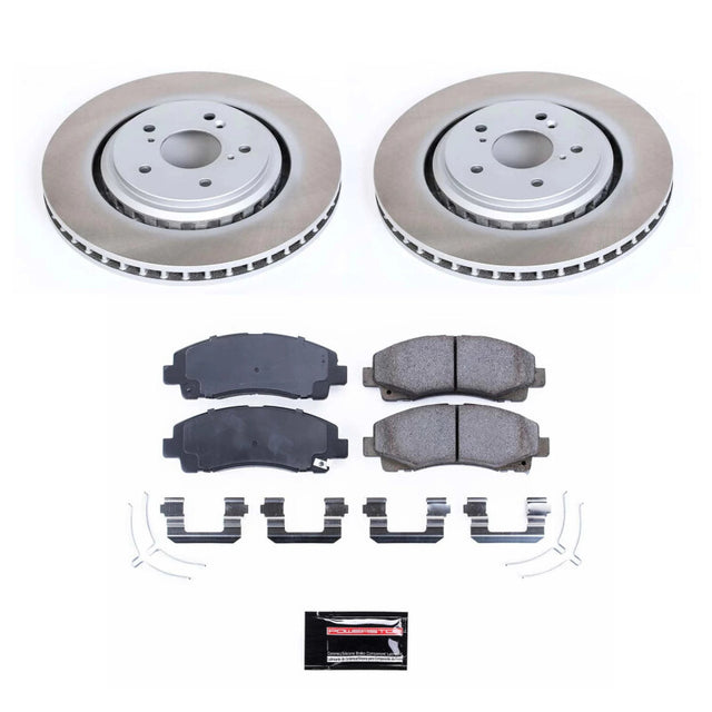 Power Stop 15-20 Acura TLX Front Semi-Coated Rotor Kit - RPL Performance