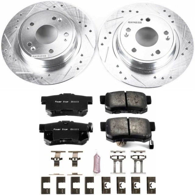 Power Stop 16-18 Acura ILX Rear Z23 Evolution Sport Brake Kit - RPL Performance