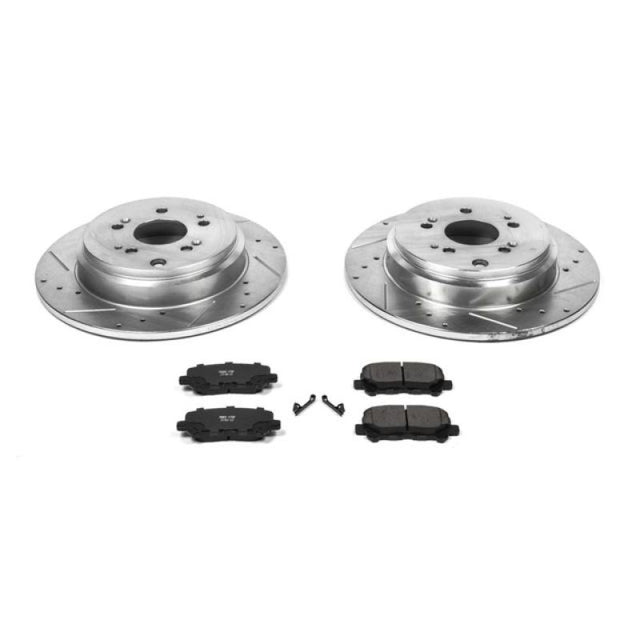 Power Stop 12-15 Honda Pilot Rear Z23 Evolution Sport Brake Kit - RPL Performance