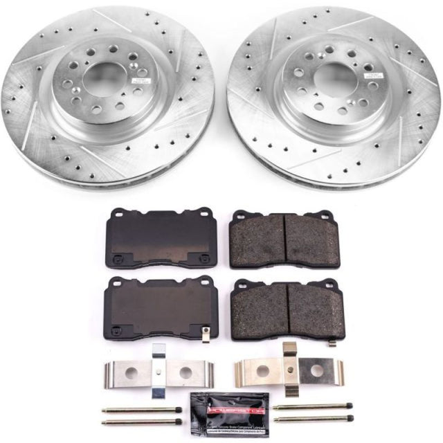 Power Stop 17-19 Honda Civic Front Z23 Evolution Sport Brake Kit - RPL Performance