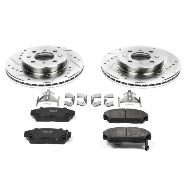 Power Stop 90-93 Acura Integra Front Z23 Evolution Sport Brake Kit - RPL Performance