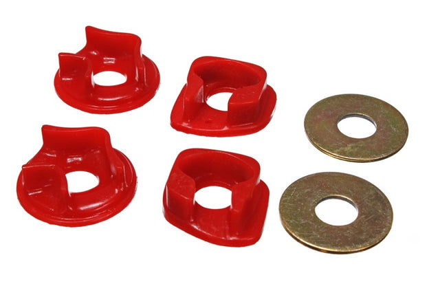 Energy Suspension 88-91 Honda Civic Red Motor Mount Inserts (Manual Transmission) (2 Torque Position - RPL Performance